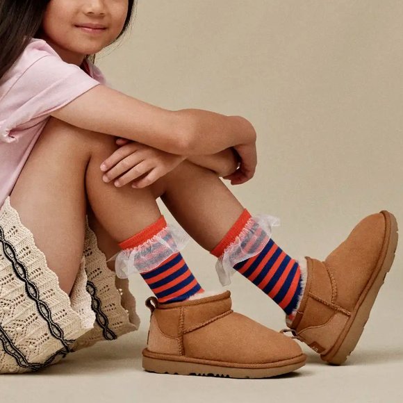 UGG Classic Ultra Mini Kids - Picture 1 of 8
